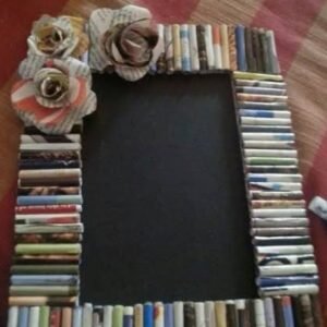 Newspaper Craft - Photo Frame