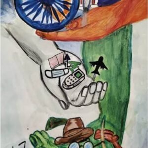 Make in India + Digital India Poster